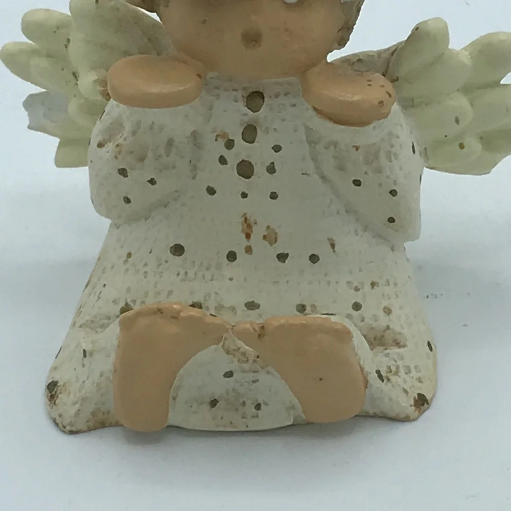 1997 Zondervan angel business card holder figurine